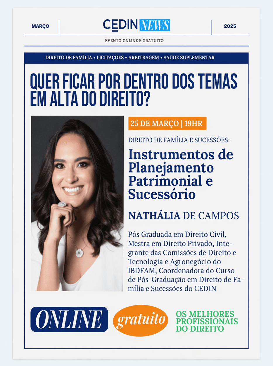 Participação em conteúdo institucional